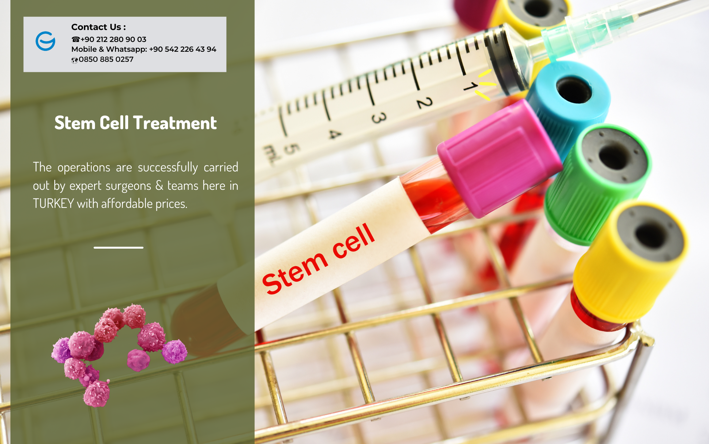 Marque la diferencia con el tratamiento con células madre